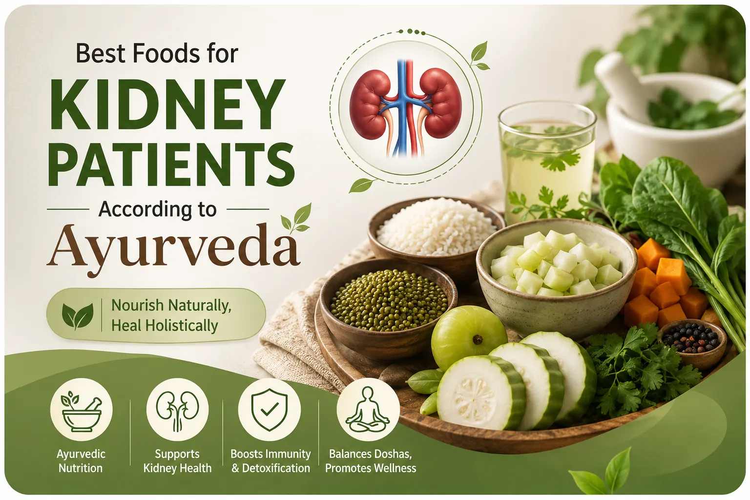 Best Foods for Kidney Patients According to Ayurveda